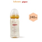 Pigeon (1080)-Bình Sữa Pigeon PPSU Cổ Rộng 240ml (Trên 3 Tháng)